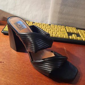 Dolce Vita Women Pilton Heeled Sandal Black Size11 Worn Once Excellent Condition